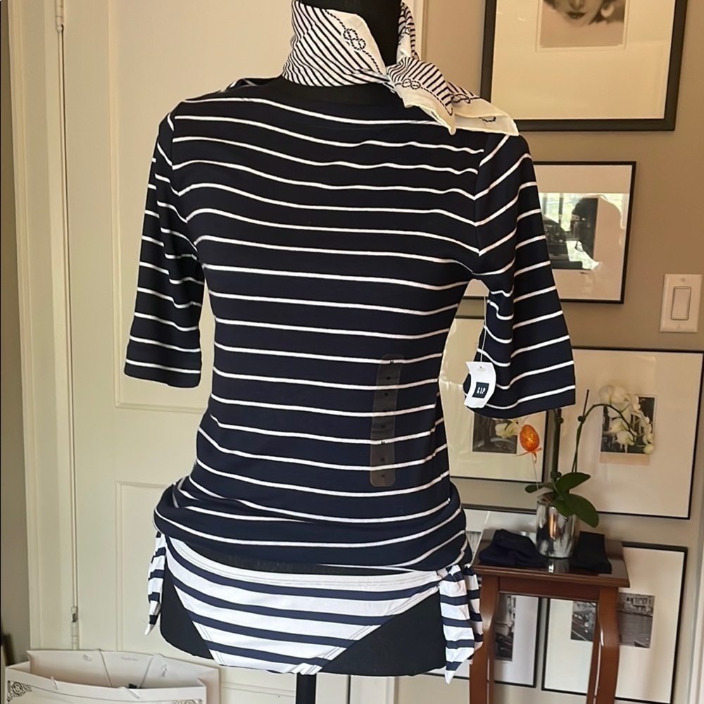 ☀️🕶️ Ann Taylor Blue and White Bikini Swimwear☀️🕶️